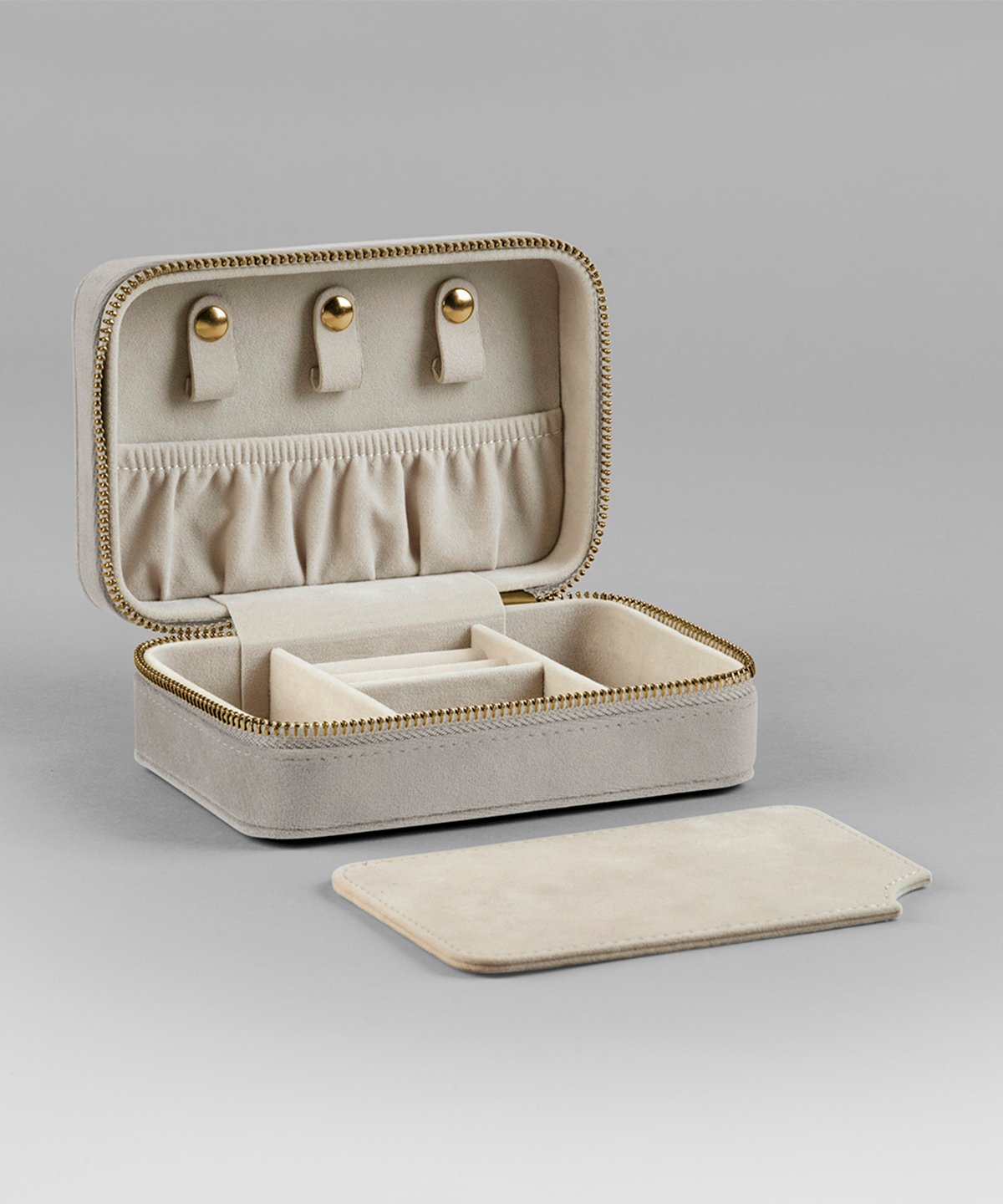 Velvet Travel Jewelry Box