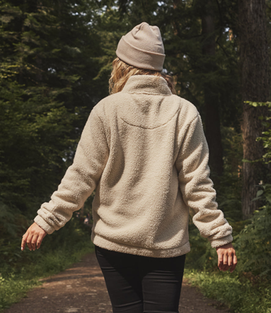 Unisex Full Zip Borg Fleece Jacket