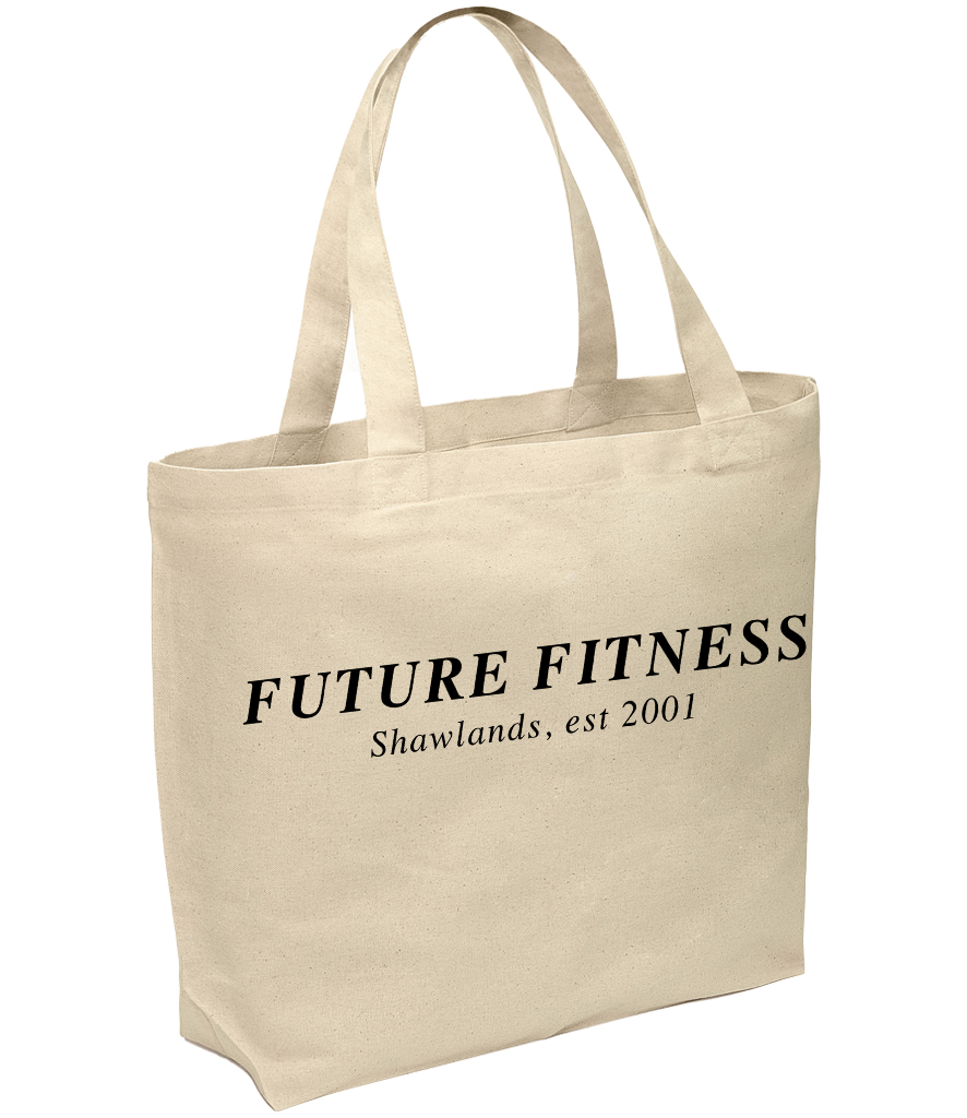 Future Fitness Italic Logo Premium Tote