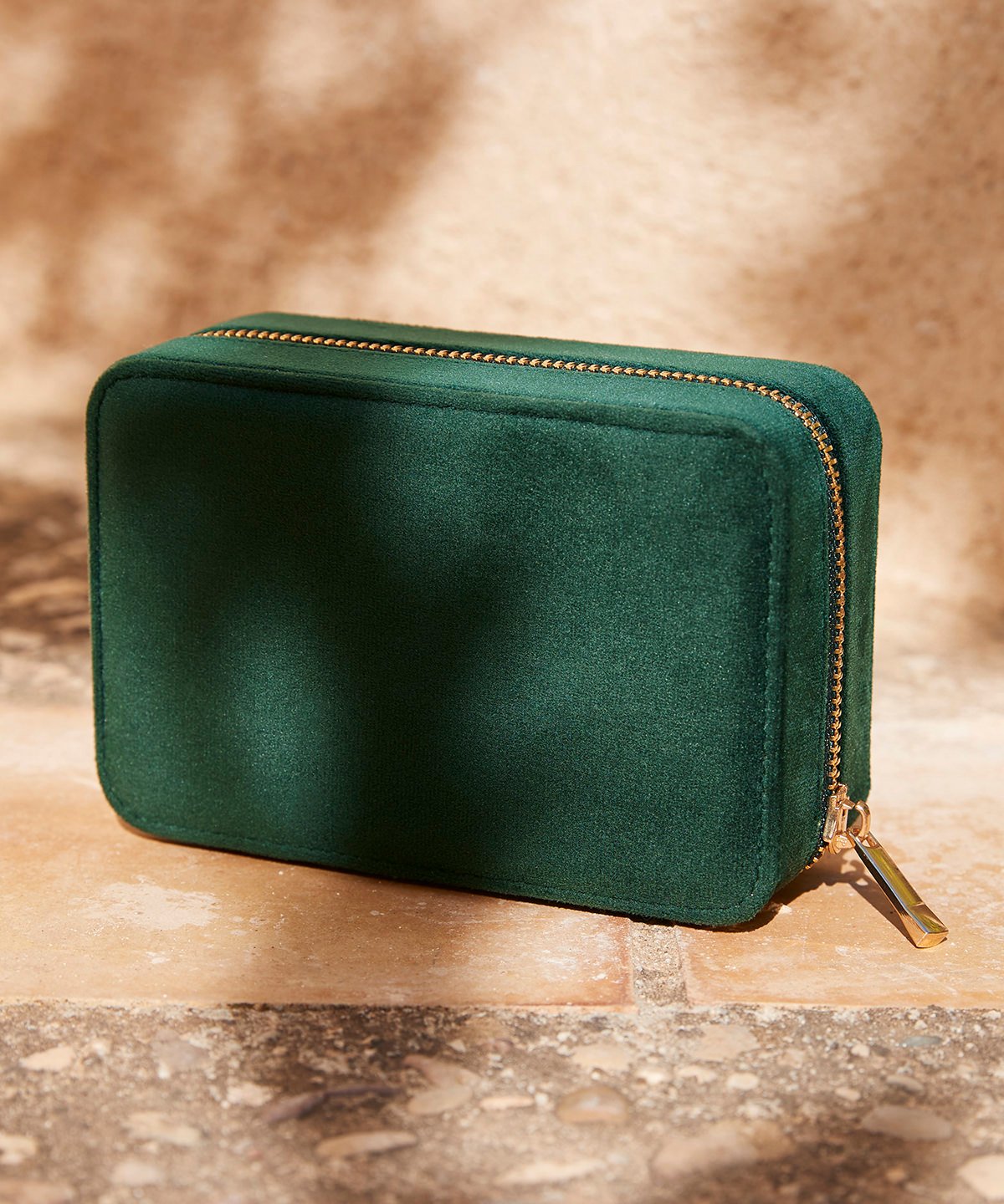 Velvet Travel Jewelry Box