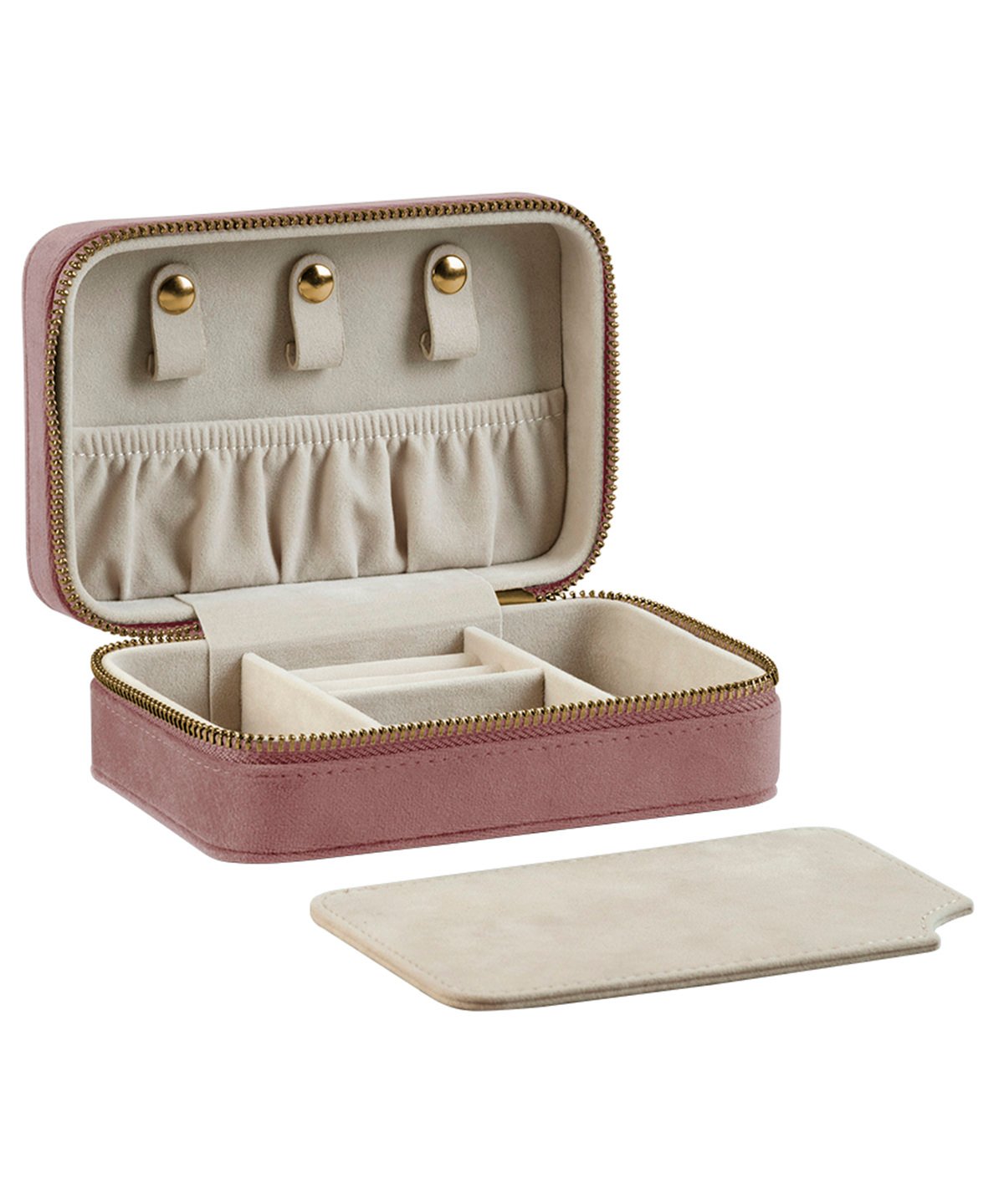 Velvet Travel Jewelry Box